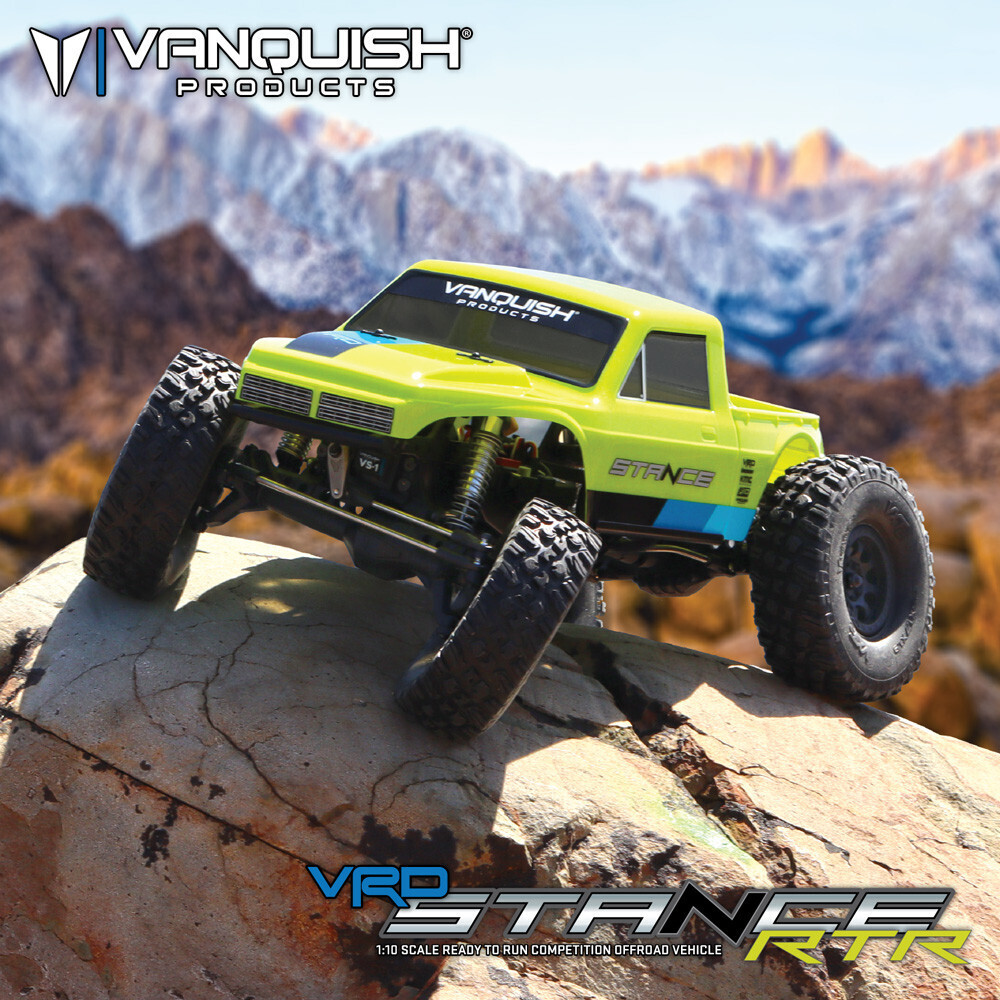 VPS09009A Vanquish Products VRD Stance RTR Portal Axle Comp Rock Crawler (Green)