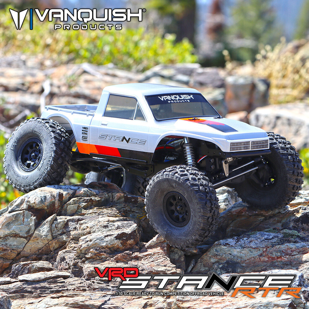 VPS09009B Vanquish Products VRD Stance RTR Portal Axle Comp Rock Crawler (Silver)