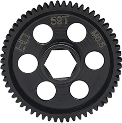SGRM59M5 CNC Steel Main Gear 0.5module 59 Tooth GROM