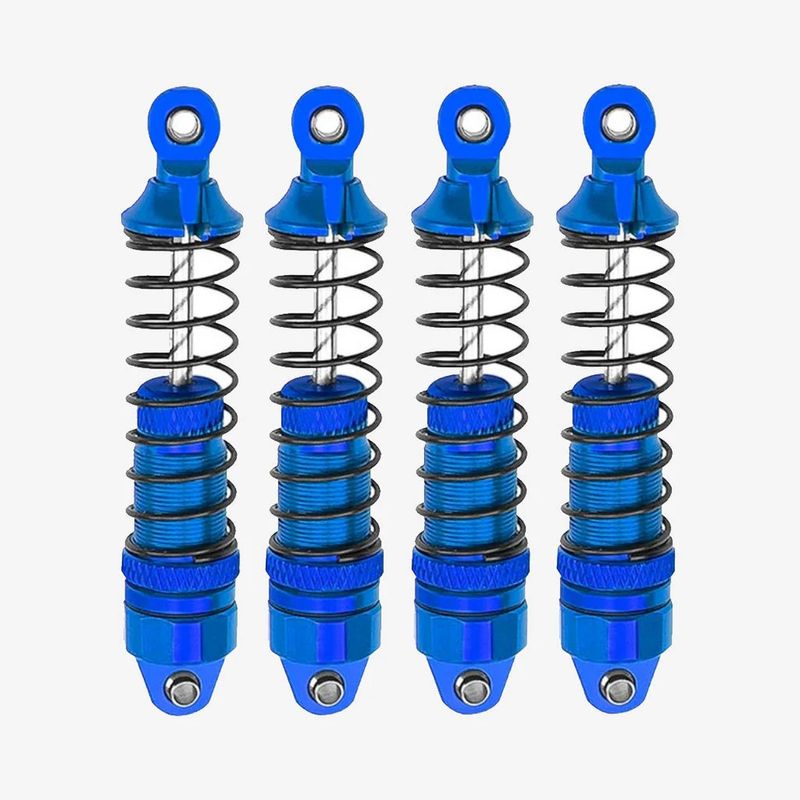 PHB6563blue POWERHOBBY ALUMINUM FRONT &amp; REAR SHOCKS (4) ARRMA GROM BLUE