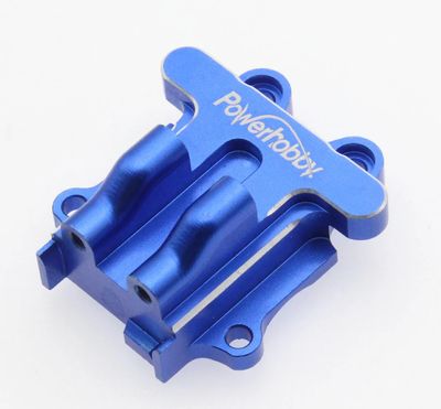PHB6564blue POWERHOBBY ALUMINUM REAR GEAR BOX BLUE ARRMA GROM