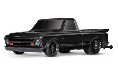 94076-4 Drag Slash: Fully assembled, Ready-To-Race®, with 1967 Chevrolet C10 licensed body BLACK