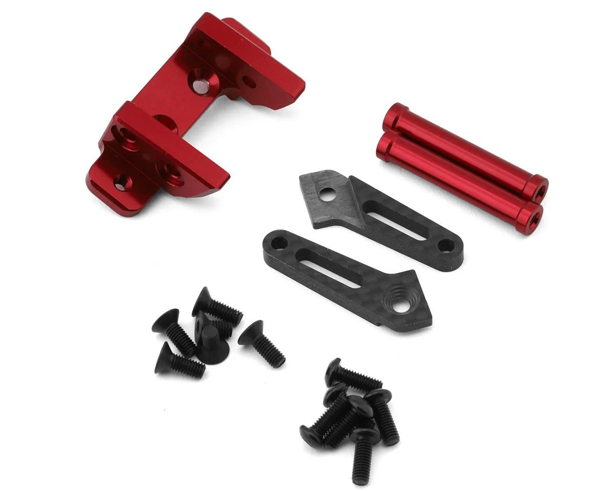 210654R MST RMX Aluminum Adjustable Front Connect Mount V.2 (Red)