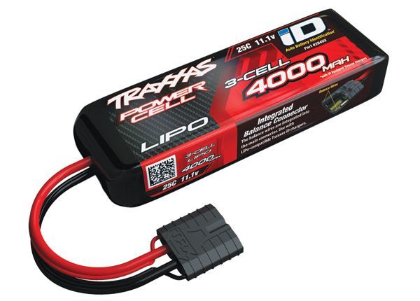 2849X 4000mAh 11.1v 3-Cell 25C LiPo Battery