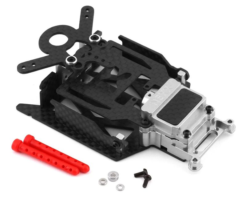NX-118 NEXX Racing Skyline Dual Lipo Carbon Chassis Conversion Kit For MR03 (Silver)