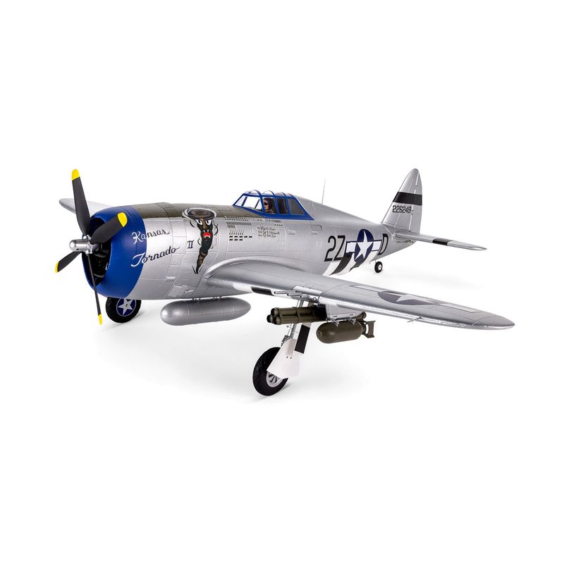 EFL08450 P-47 Razorback 1.2m BNF Basic