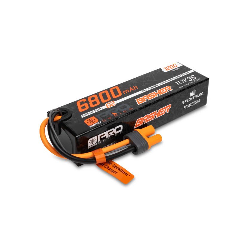 SPMXB3S68 6800mAh 3S 11.1V Smart Pro Basher LiPo 120C; IC5