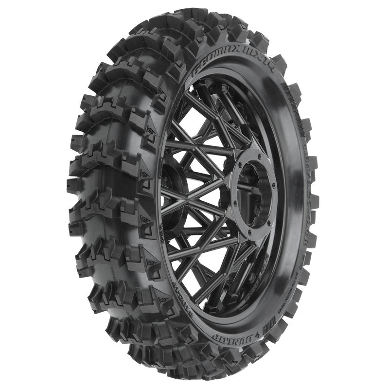 PRO1024710 Dunlop Geomax MX14 V2 Bead CR4 Rear Tire MTD Bullyspoke Black: Promoto-MX