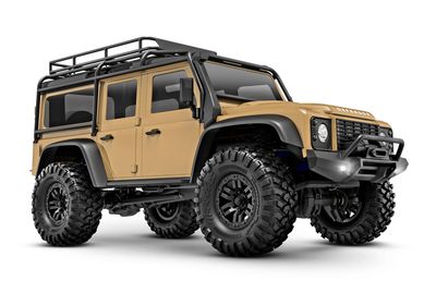 97054-1 - TRX-4M Scale and TrailCrawler with Land Rover Defender® Body: 1/18 Scale, Color: Tan