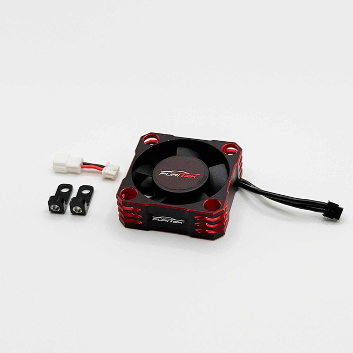 FRU2674 Furitek AeroSpin 30K Aluminum Fan Kit for SlideTech ESC – Black Red Edition