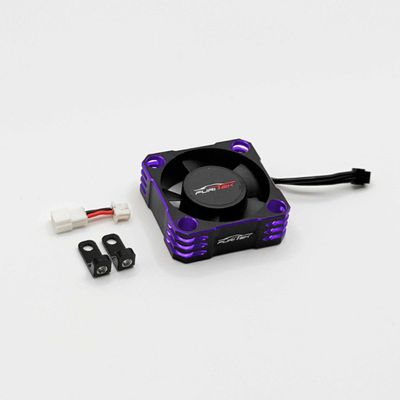 FRU2673 Furitek AeroSpin 30K Aluminum Fan Kit for SlideTech ESC – Black Purple Edition