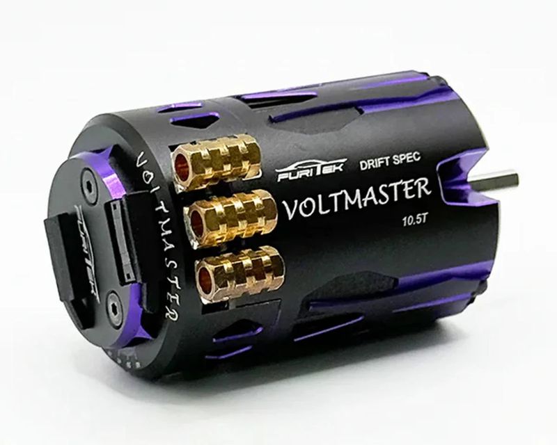 FUR-2653 Furitek Voltmaster Sensored Brushless Drift Motor (10.5T) Midnight Purple Edition