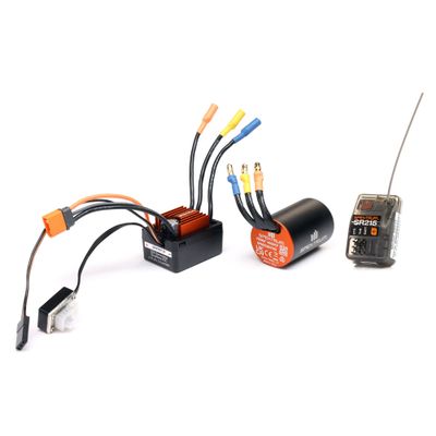 SPMXSEMC25 Smart BL ESC / Motor / RX Combo: 1/12 Losi NASCAR AWD RC Racecar