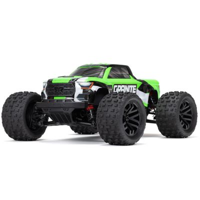 ARA2102T3 1/18 GRANITE GROM MEGA 380 Brushed 4X4 Monster Truck RTR with Battery &amp; Charger GREEN