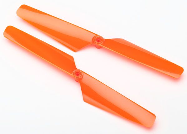 6630 ROTOR BLADE SET, ORANGE (2)/ 1.6X5MM BCS (2)