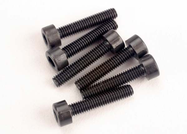 2586 Head screws, 3x15mm cap-head machine (hex drive) (6) (TRX 2.5)