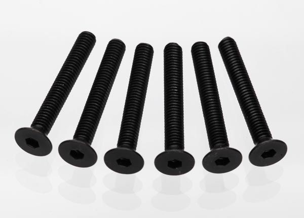 2533 - Screws, 4x30mm countersunk machine (hex drive) (6)
