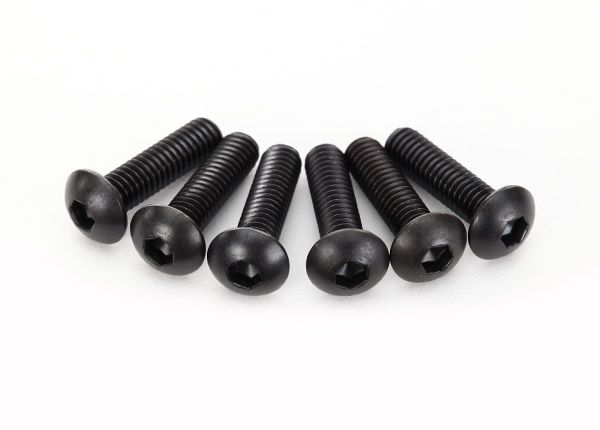 2594 - Screws, 4x15mm button-head machine (hex drive) (6)