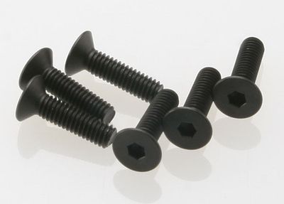 2546 - Screws, 4x15mm countersunk machine (hex drive) (6)