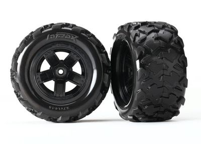 7672 - Tires &amp; wheels, assembled, glued (Teton 5-spoke wheels, Teton tires) (2)