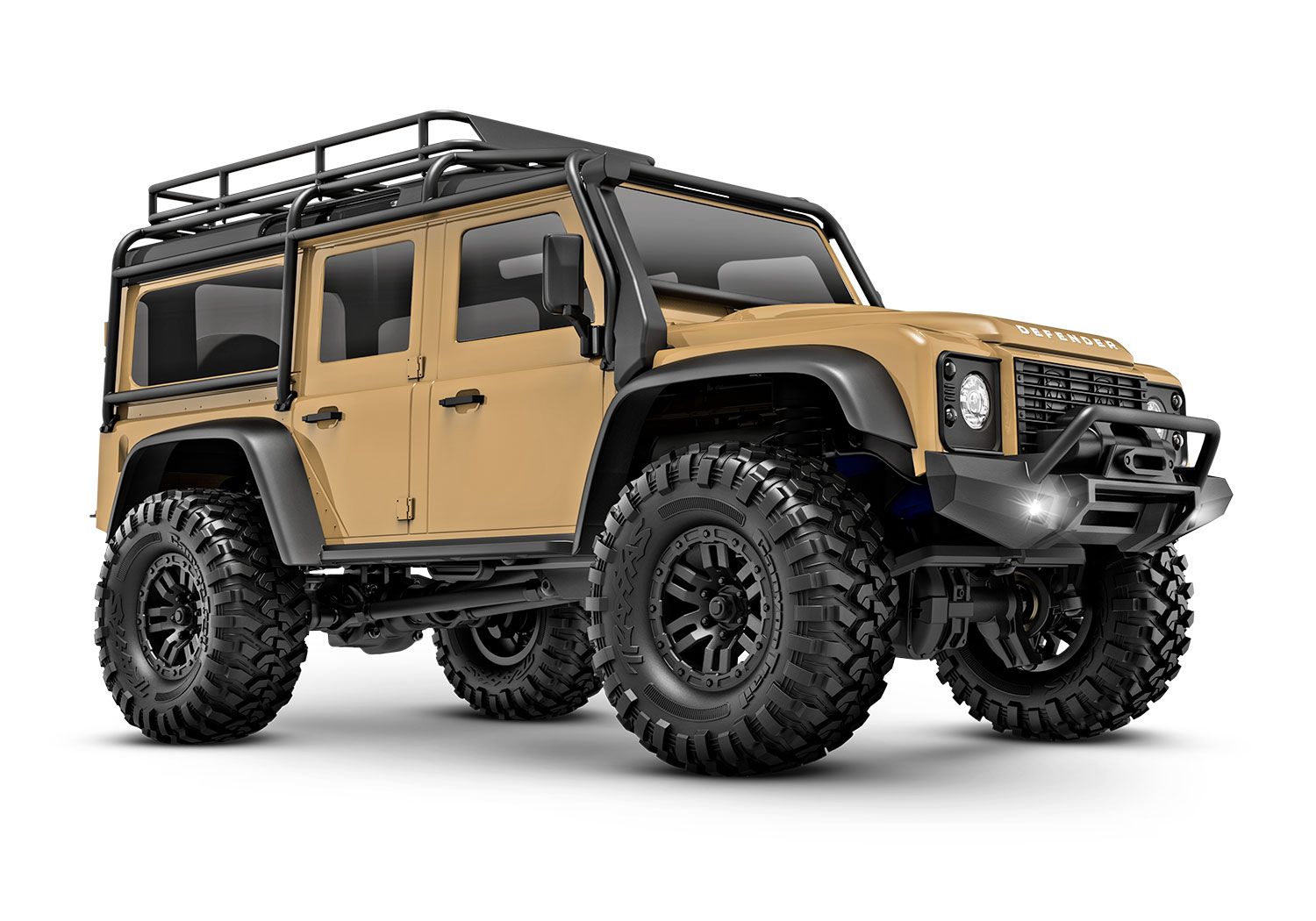 97054-1 - TRX-4M Scale and TrailCrawler with Land Rover Defender® Body: 1/18 Scale, Color: Tan