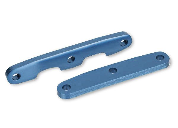 6823 Alum Front &amp; Rear Bulkhead Tie Bars, Blue: SLH 4x4