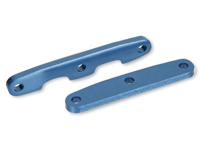 6823 Alum Front &amp; Rear Bulkhead Tie Bars, Blue: SLH 4x4