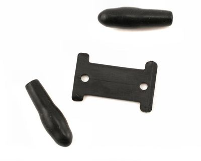 1926 - Antenna caps, vinyl (2)/ antenna spool