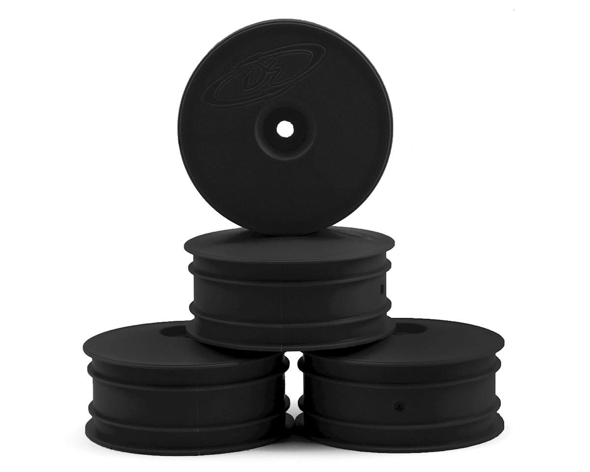 der-sb4-a4b DE Racing Speedline 2.2 4WD Buggy Front Wheel (Black) (4) (B64)