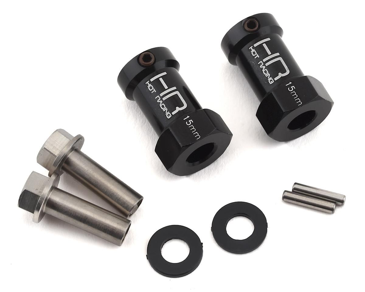 SCX10FT01 HOT-RACING SCX10FT01 15mm Wheel Hub Extensions with 12mm Hex (2) - Axial Scx Wraith