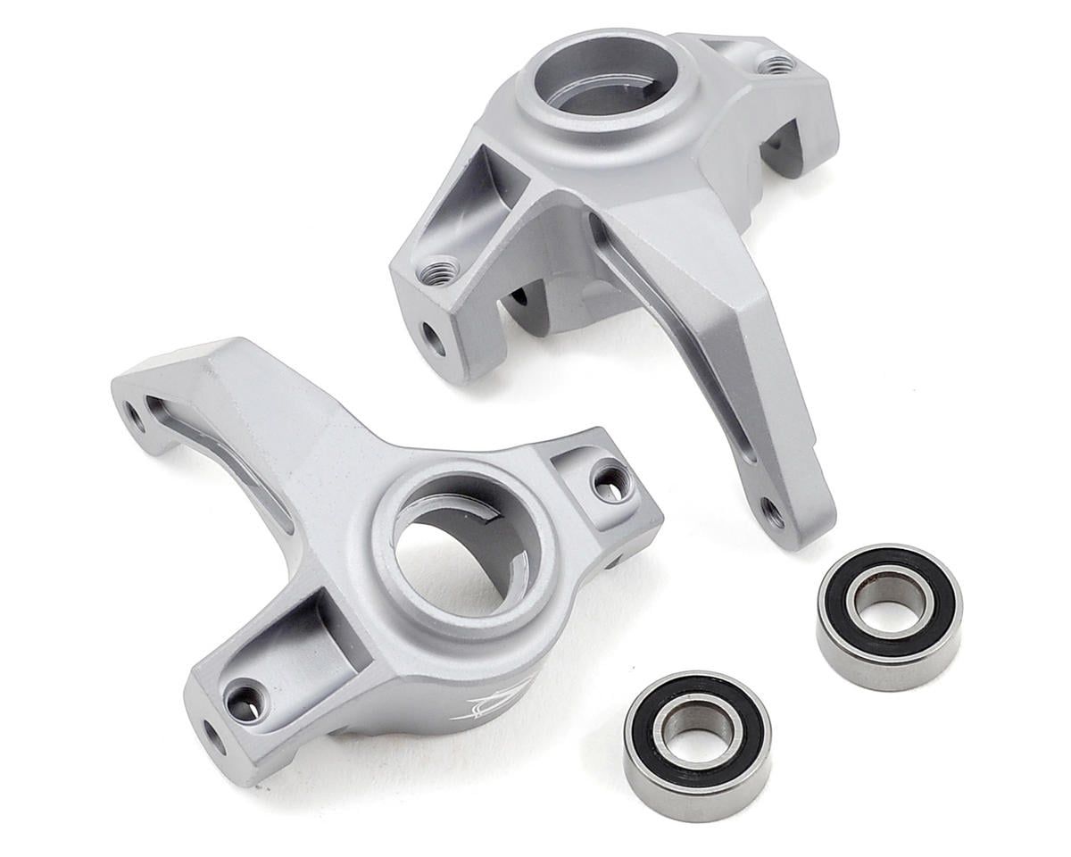 Vanquish Products YETI / EXO STEERING KNUCKLES CLEAR ANODIZED