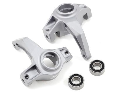 Vanquish Products YETI / EXO STEERING KNUCKLES CLEAR ANODIZED