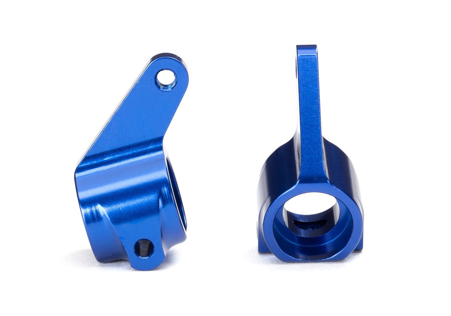 3636A STEERING BLOCKS (BLUE), RUSTLER/STAMP
