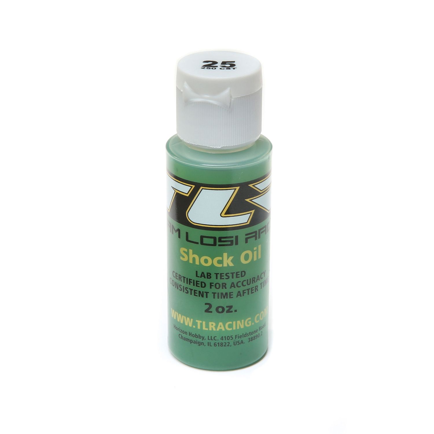 Losi Team Losi Racing Silicone Shock Oil, 25WT, 250CST, 2oz