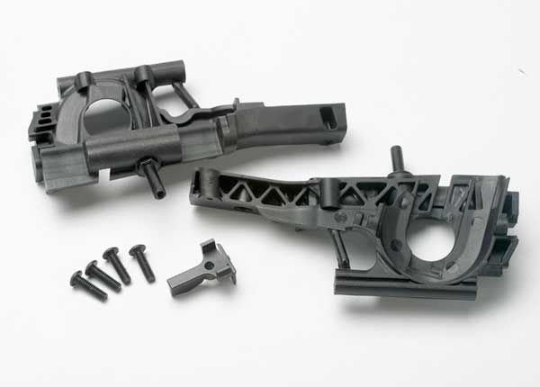 5330 Bulkhead, front (L&amp;R halves)/ diff retainer/ 4x14mm BCS (4)