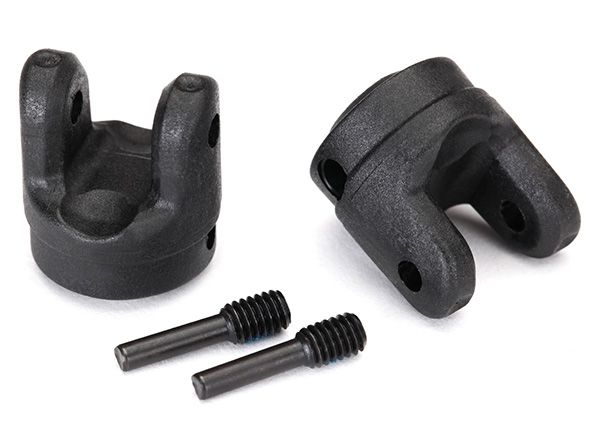8658 - Yokes, transmission (2)/ 4x15mm screw pins (2)