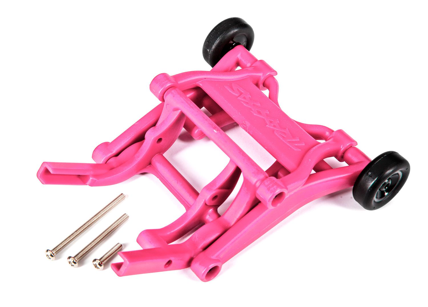 3678P - Wheelie bar, assembled (pink) (fits Stampede, Rustler, Bandit series)
