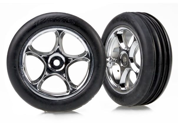 2471R Tracer 2.2 Chrome Wheels w/ Alias Tires (2)