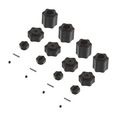 AX31074 Hex Hub Conv Set (12mm)(4pcs) 9026/Wraith Axial Hex Hub Conv Set (12mm)(4) 9026 Wraith