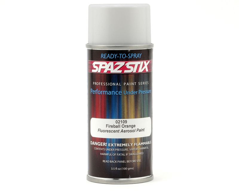 Spaz Stix Fireball Orange Fluorescent Spray Paint