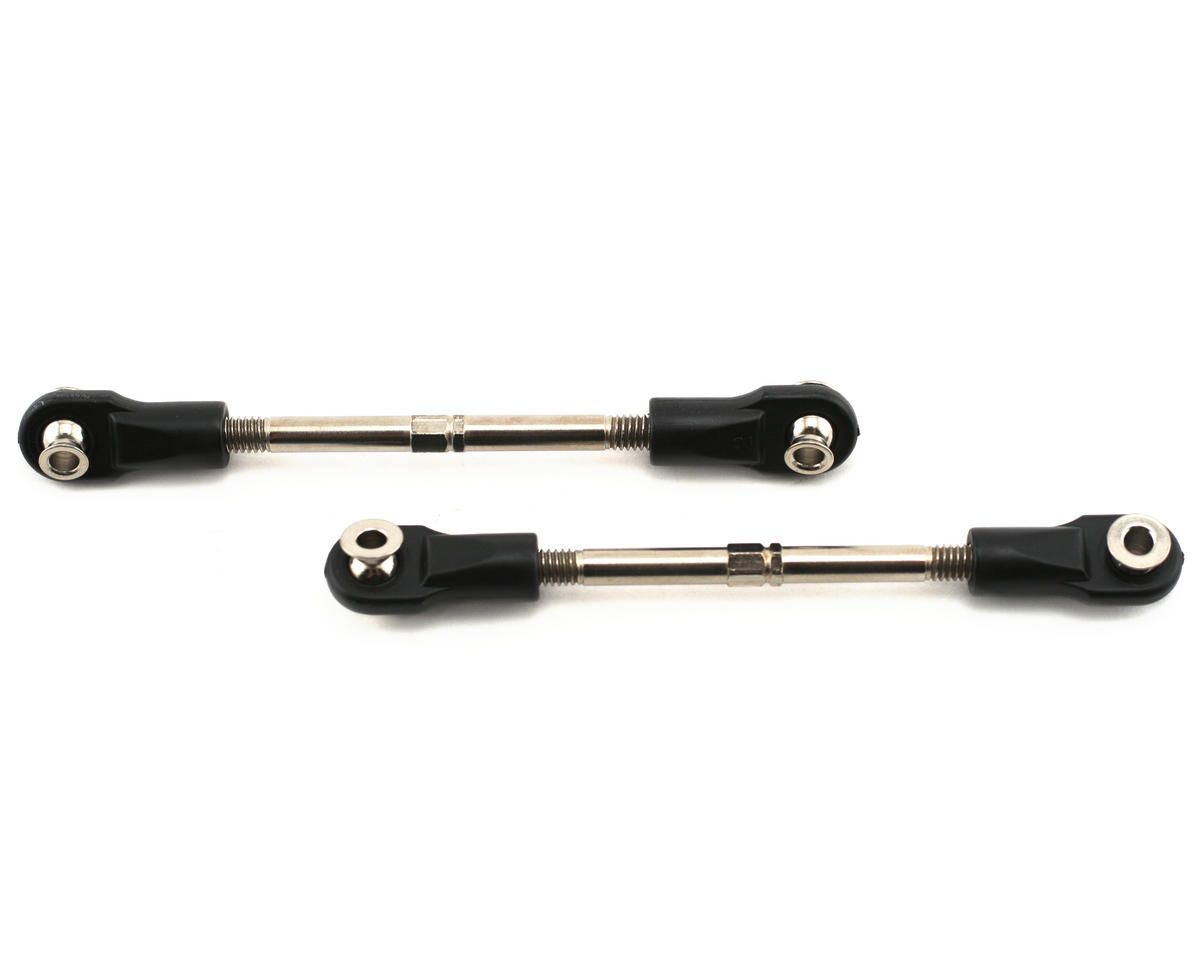 3745 Turnbuckles, toe link, 59mm (78mm center to center) (2) (assembled with rod ends and hollow balls)