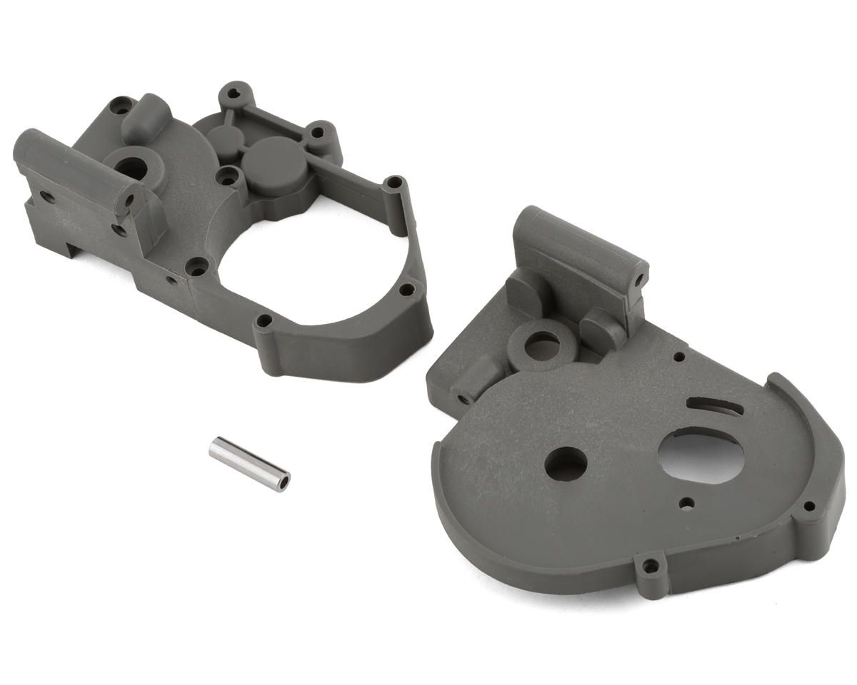 3691A - Gearbox halves (l&amp;r) (grey) w/ idler gear shaft *disc
