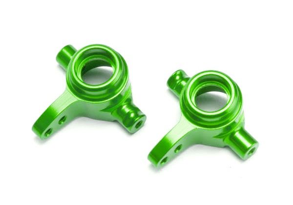 6837G - Steering blocks, 6061-T6 aluminum (green-anodized), left &amp; right
