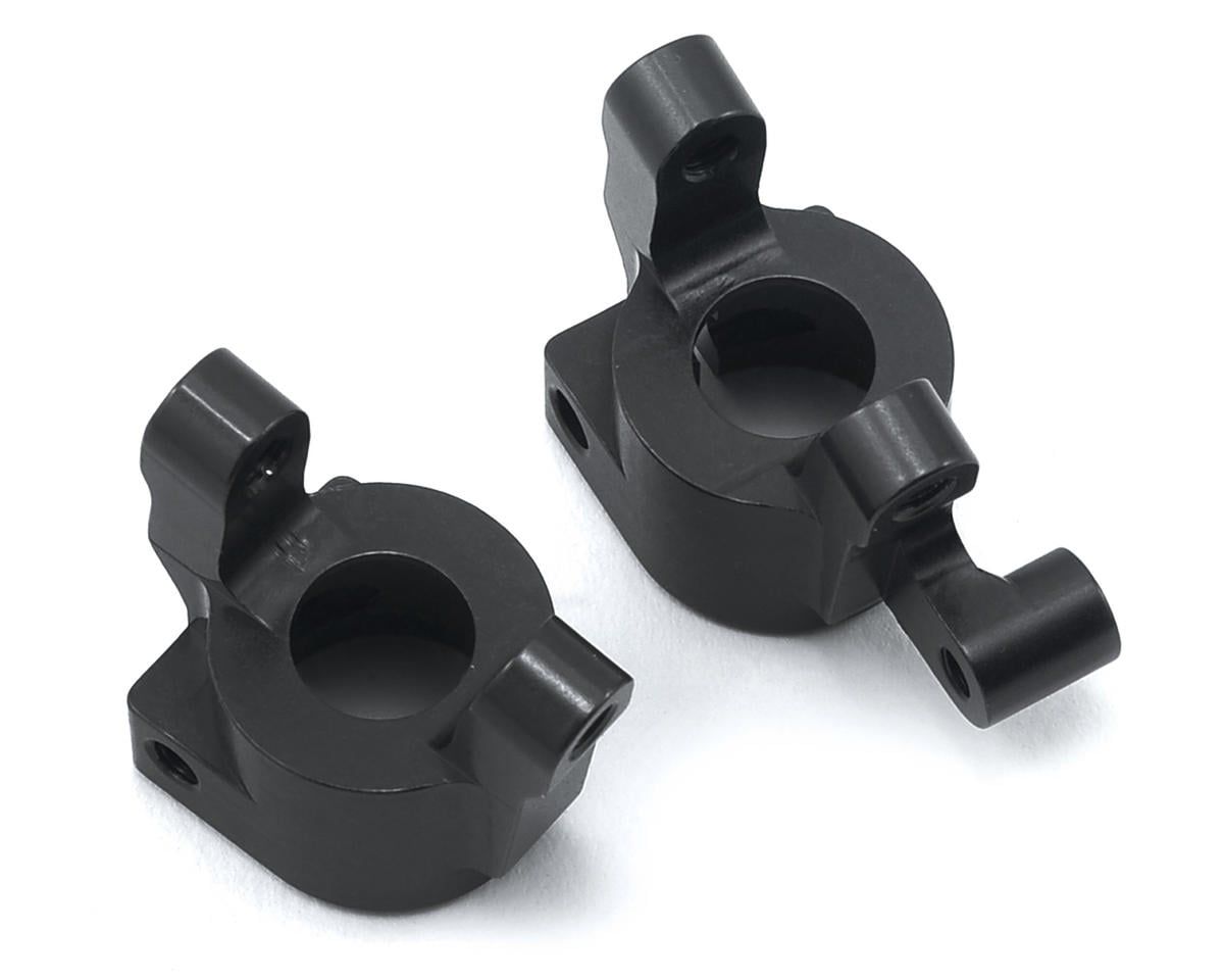 STA31382BK CNC MACHINED ALUMINUM FRONT C-HUB (1 PAIR) FOR AXIAL SCX10 II (BLACK)