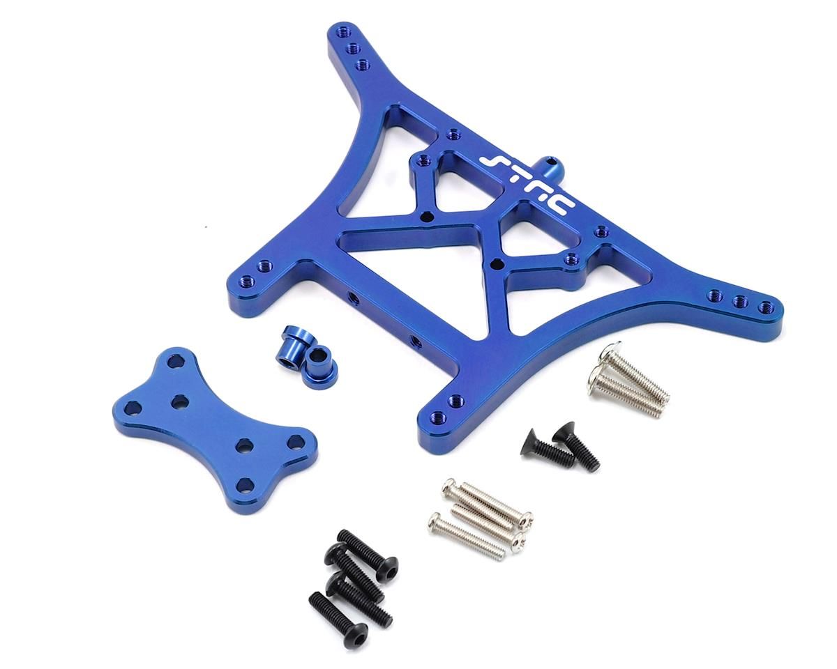 ST3638B Aluminum 6mm Heavy Duty Rear Shock Tower, Blue, for Traxxas