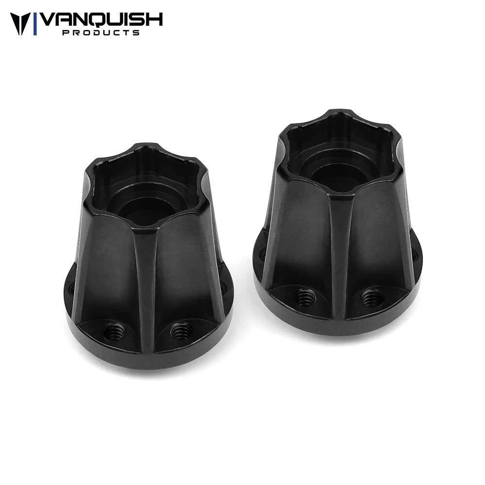 Vanquish Products SLW Wheel Hubs - Black Anodized - 850