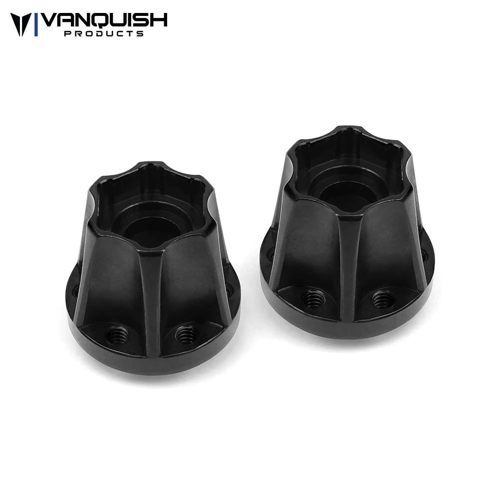 Vanquish Products SLW Wheel Hubs - Black Anodized - 725