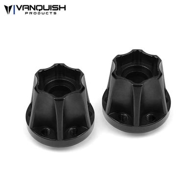 Vanquish Products SLW Wheel Hubs - Black Anodized - 725