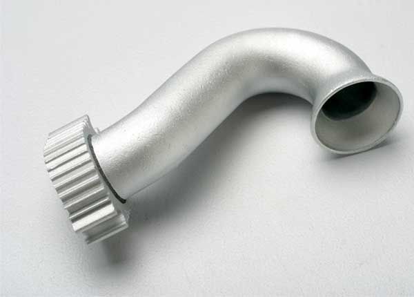 5340 - Header, exhaust (tubular aluminum, silver-anodized) (TRX 2.5, 2.5R)