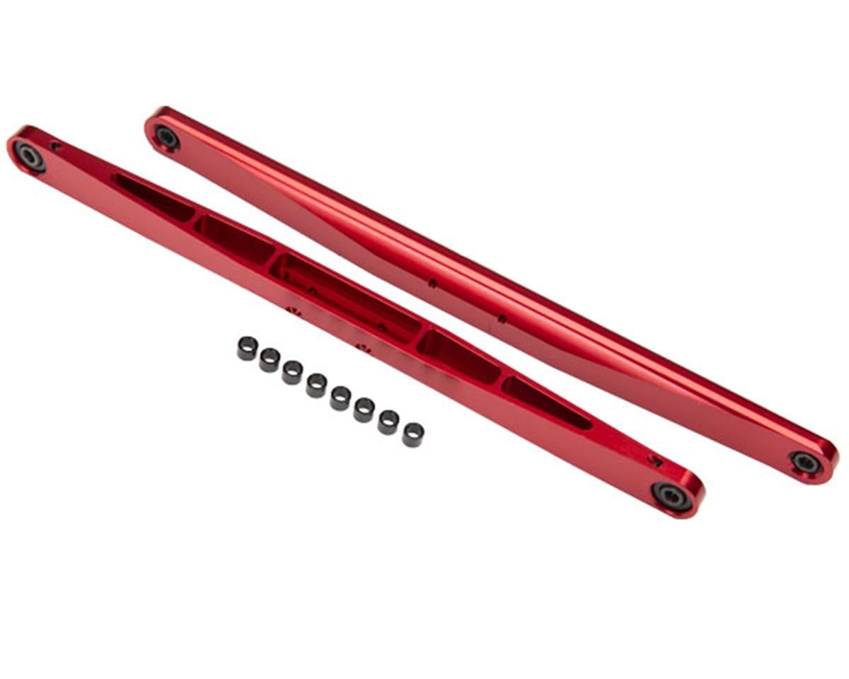 8544R - Trailing arm, aluminum (red-anodized) (2) (assembled with hollow balls)